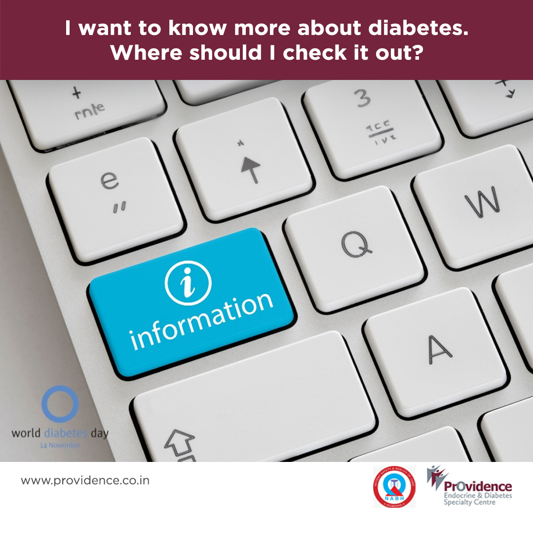 The best way to know more about diabetes