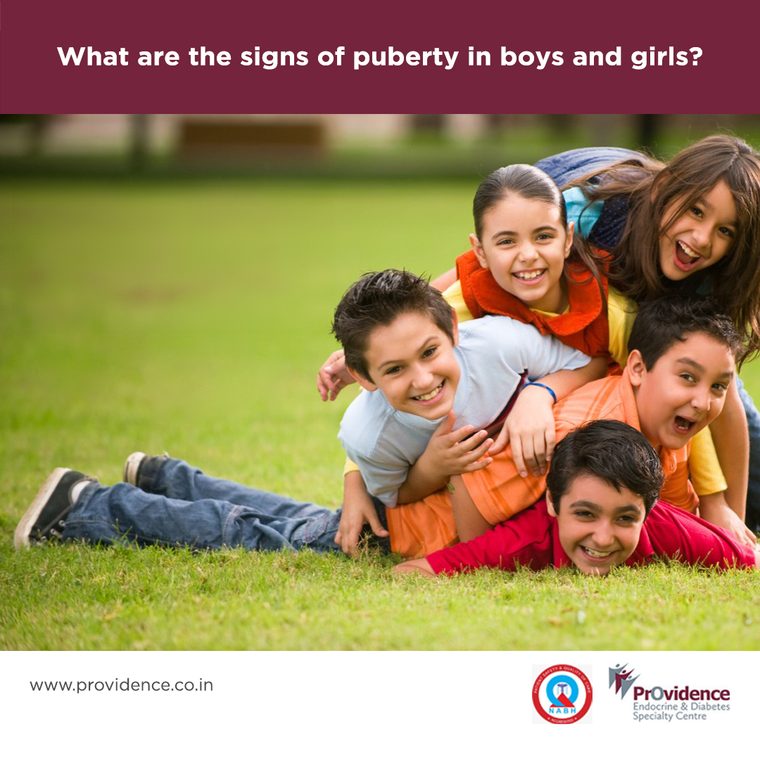 signs of puberty in boys and girls